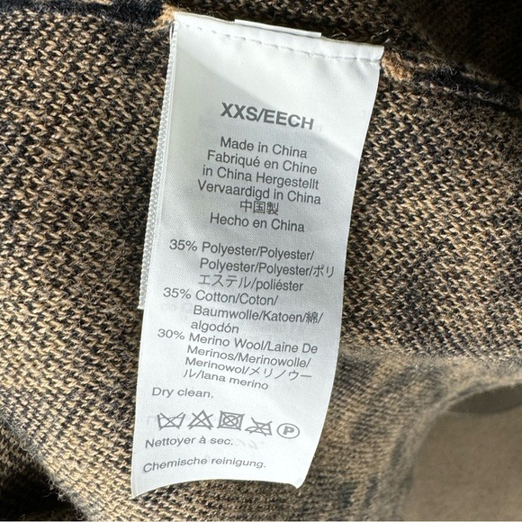 J.CREW Leopard Print Sophie Sweater Blazer size XXS - Picture 8 of 9